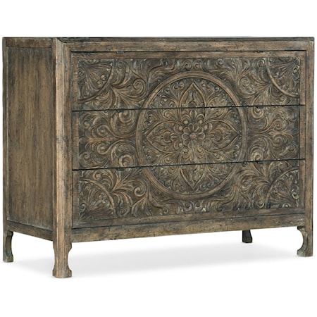 Three-Drawer Accent Chest